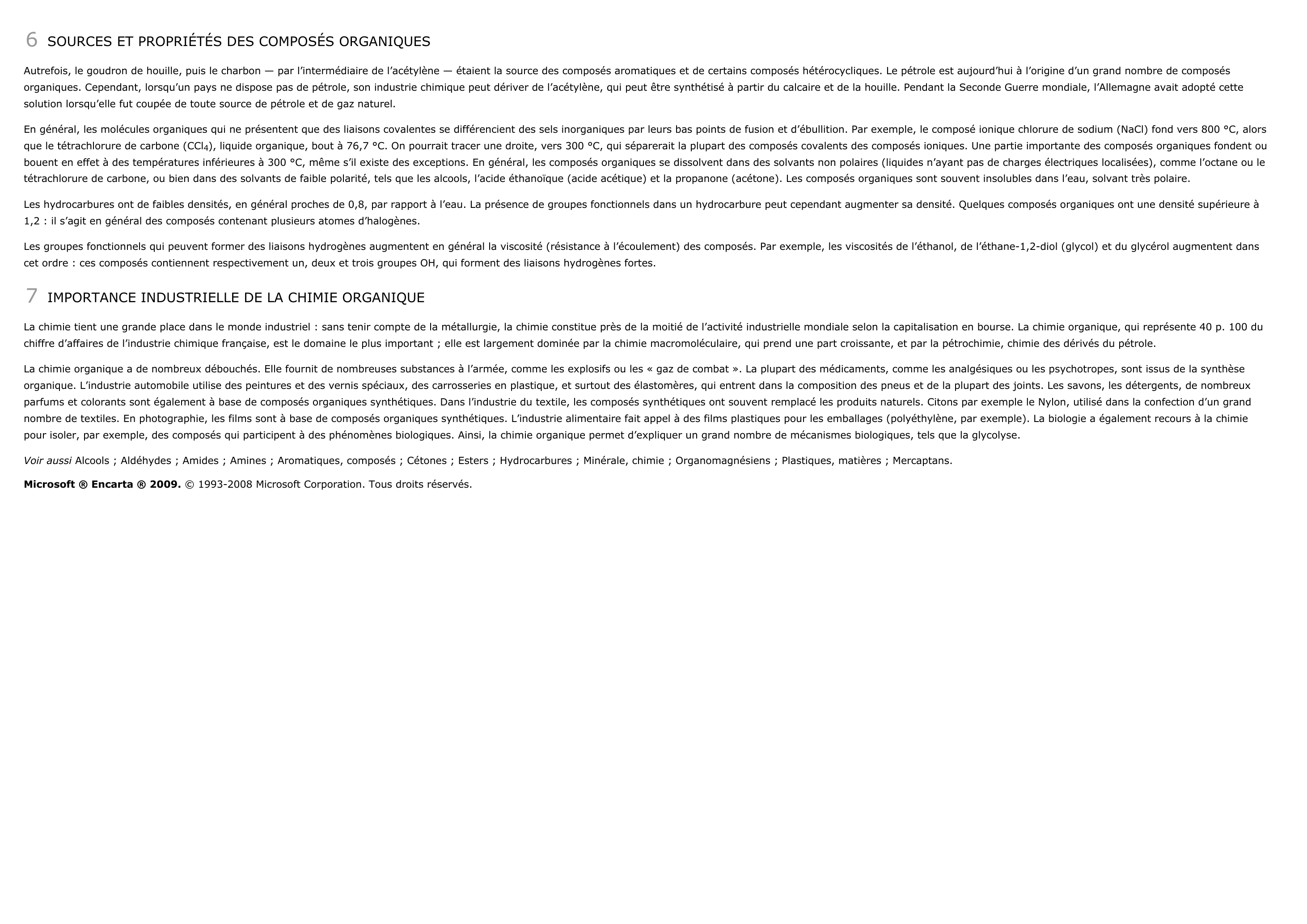 Prévisualisation du document organique, chimie - chimie.