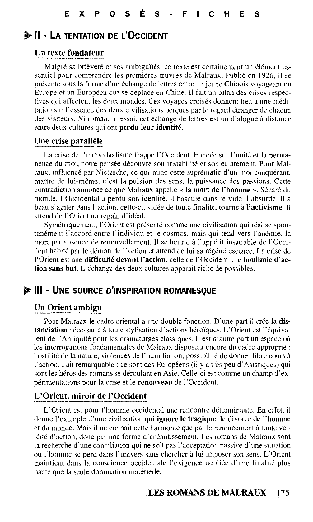 Prévisualisation du document Orient/Occident : une confrontation chez Malraux