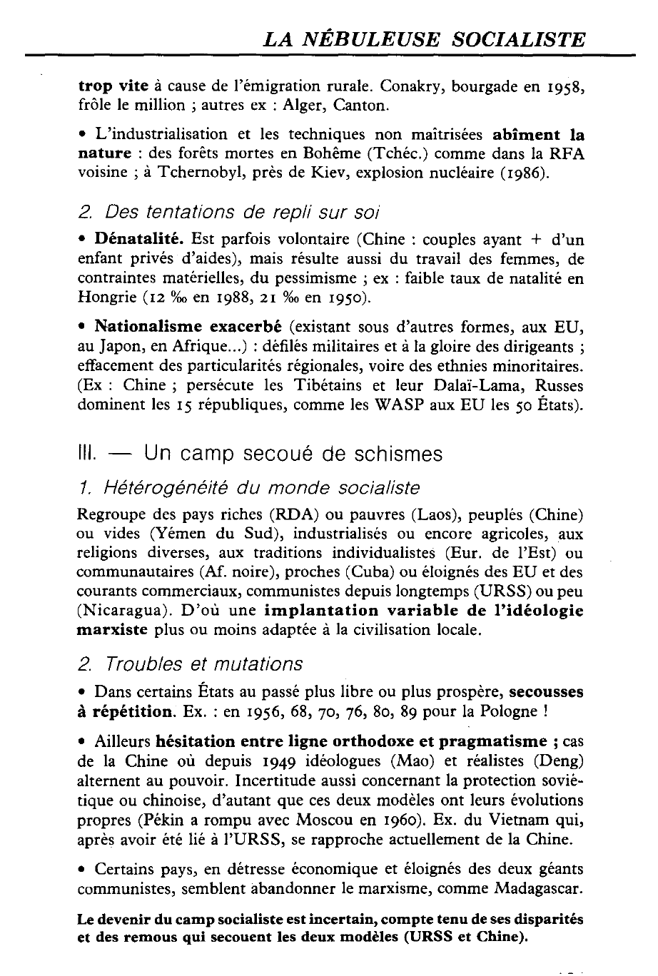 Prévisualisation du document ORIGINALITÉS DU MONDE SOCIALISTE