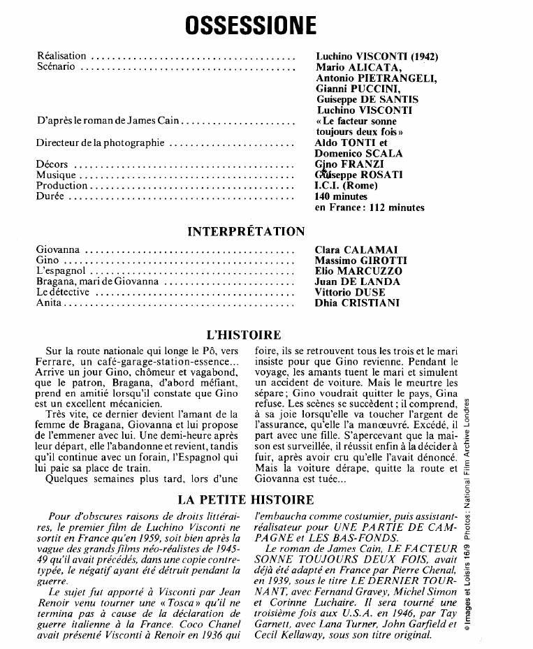 Prévisualisation du document OSSESSIONE