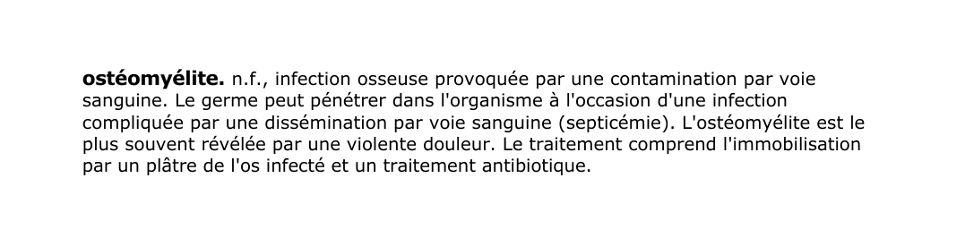 Prévisualisation du document ostéomyélite.