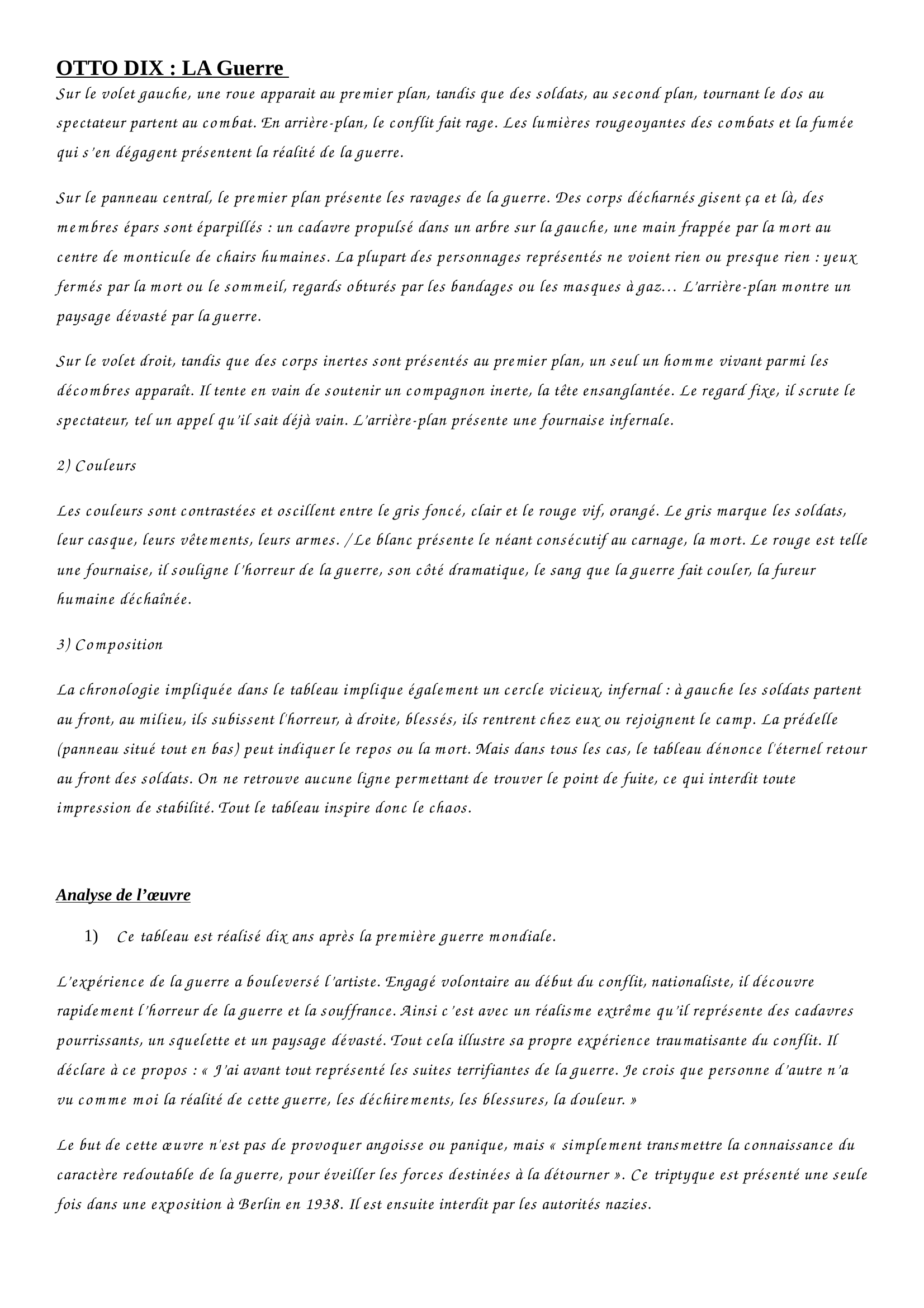 Prévisualisation du document Otto dix La guerre