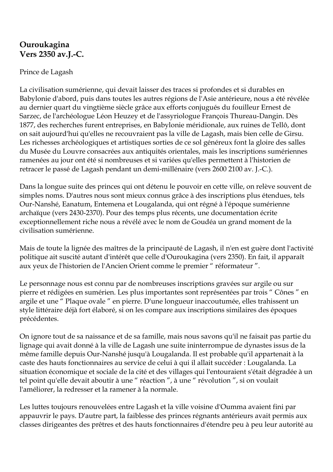 Prévisualisation du document OuroukaginaVers 2350 av.