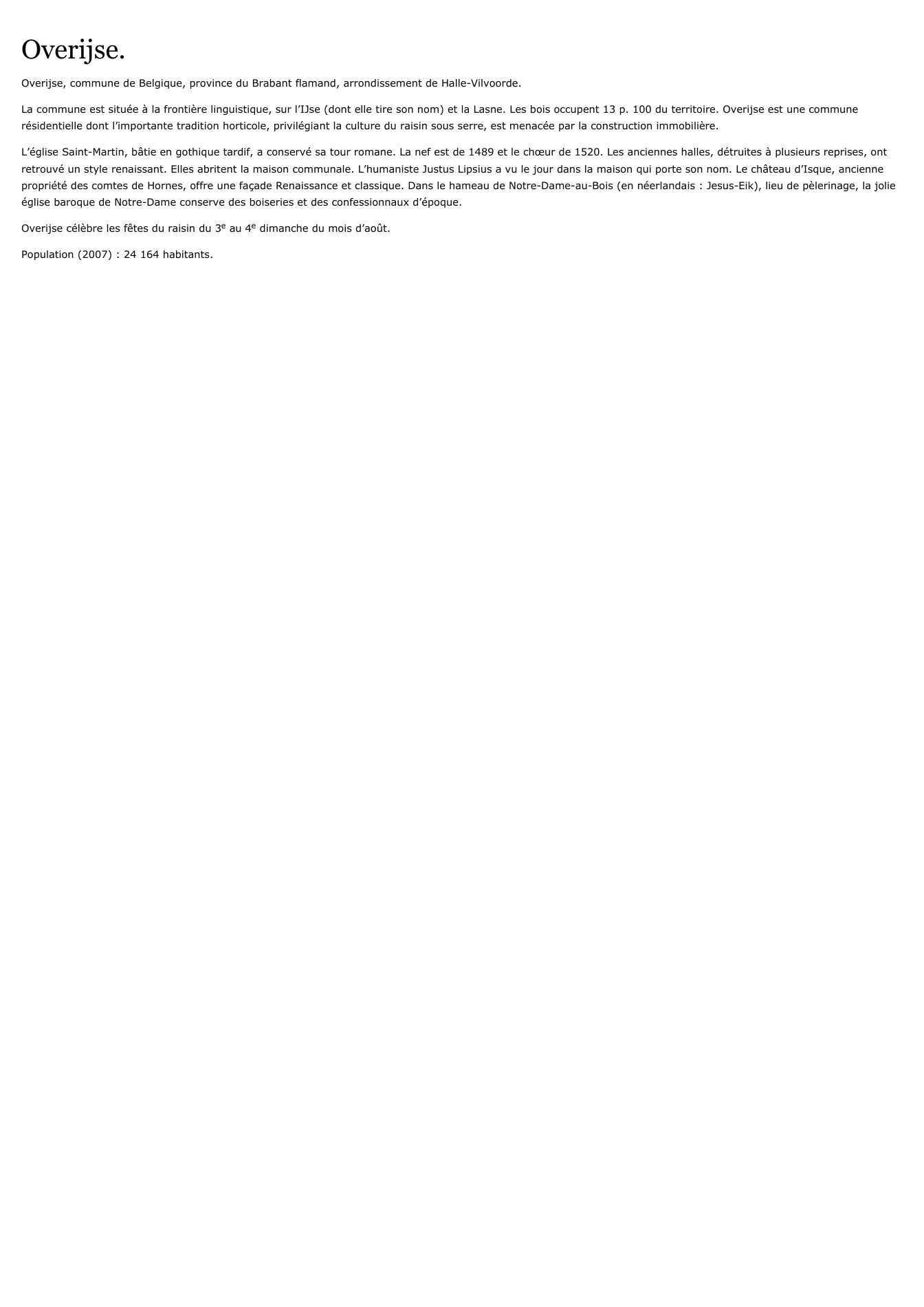 Prévisualisation du document Overijse.