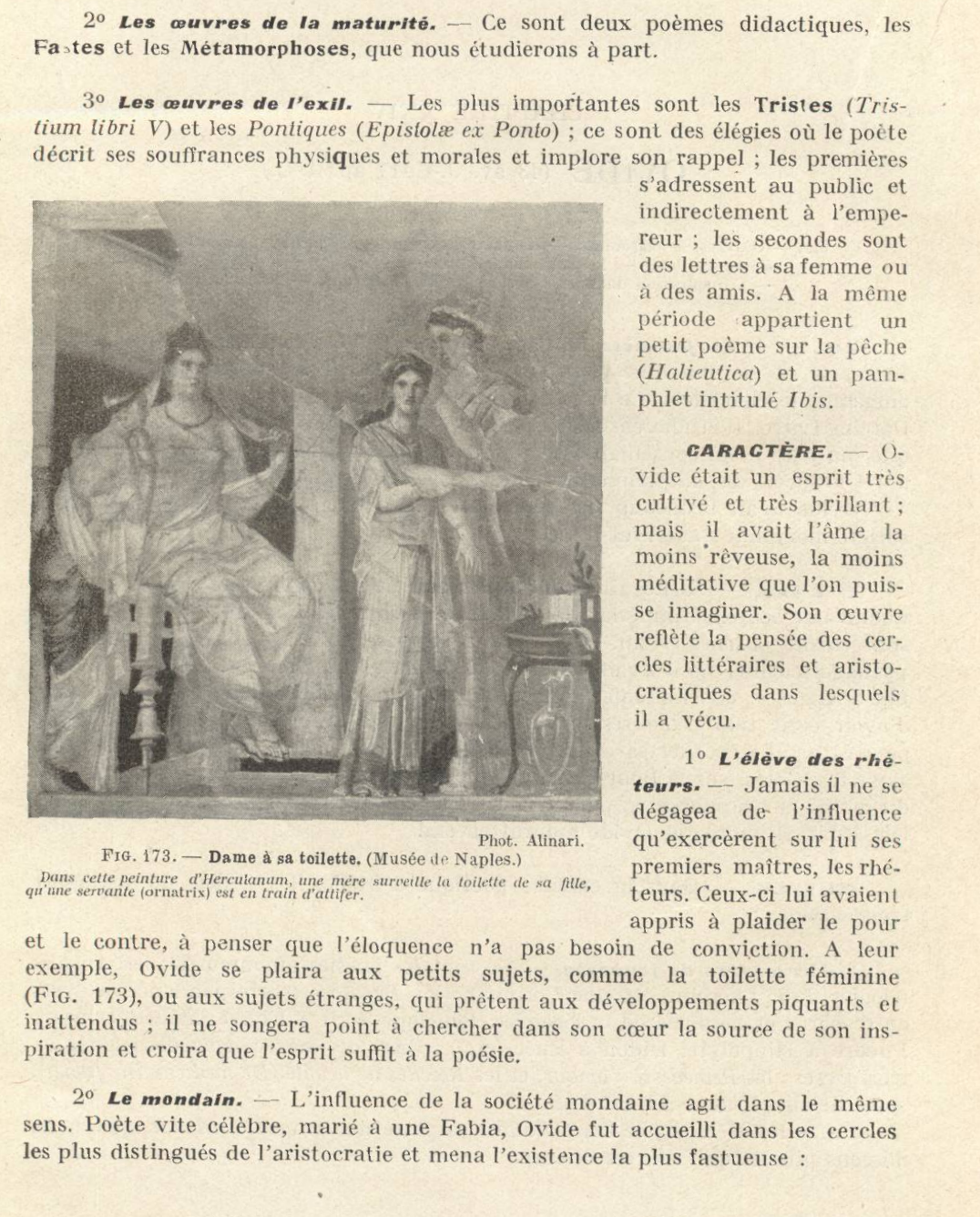 Prévisualisation du document OVIDE (43 av. J.-C.-17 ap. J.-C.) : Les Fastes. — Les Métamorphoses.