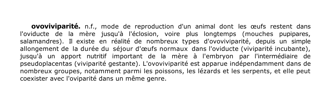 Prévisualisation du document ovoviviparité.