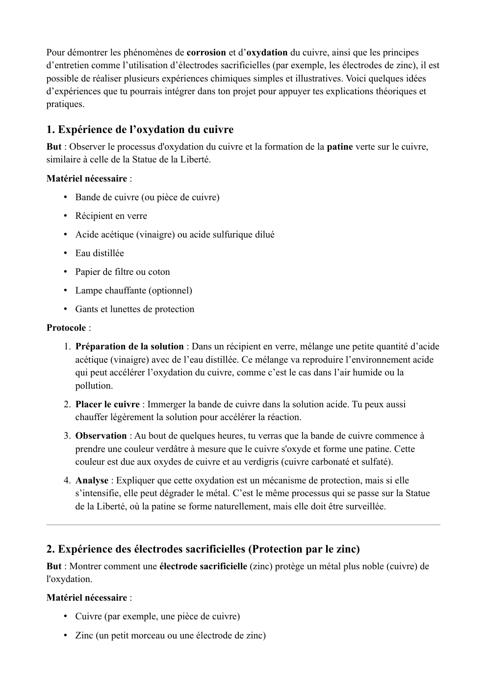 Prévisualisation du document oxydation statue liberté