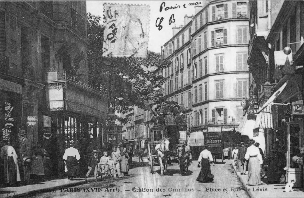 Prévisualisation du document P lace et rue de Lévis
Un décret de 1859 annexa à Paris des
communes suburbaines q ui f irent passer de
1 2 à 2 0 le nombre d'arrondissements.