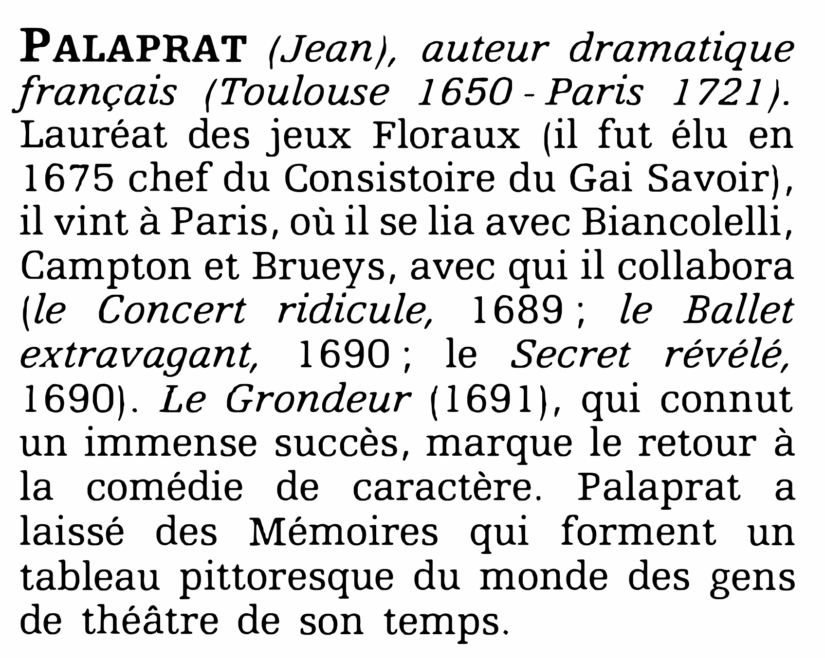 Prévisualisation du document PALAPRAT (Jean)