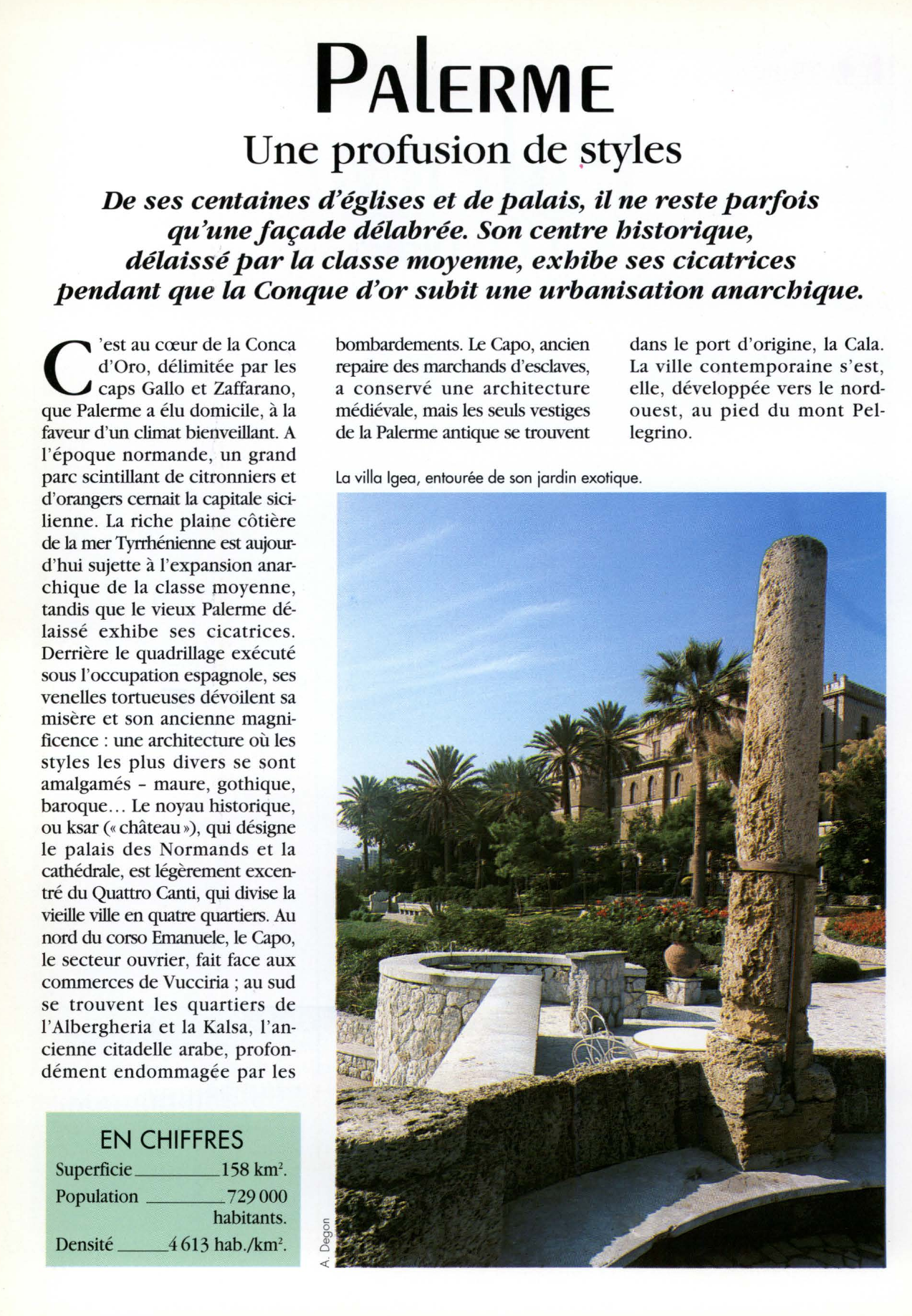 Prévisualisation du document PALERME ; Une profusion de styles
