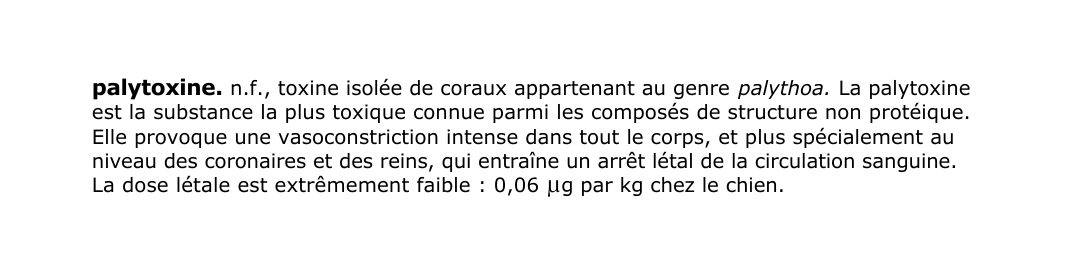 Prévisualisation du document palytoxine.