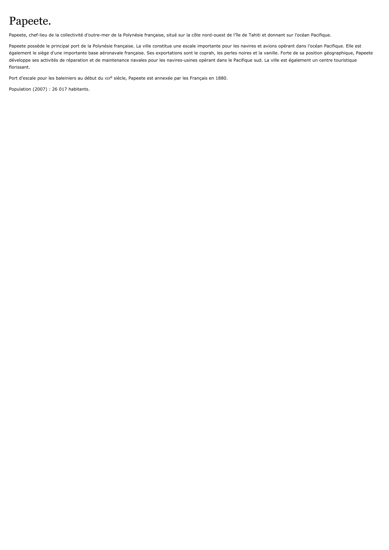 Prévisualisation du document Papeete.