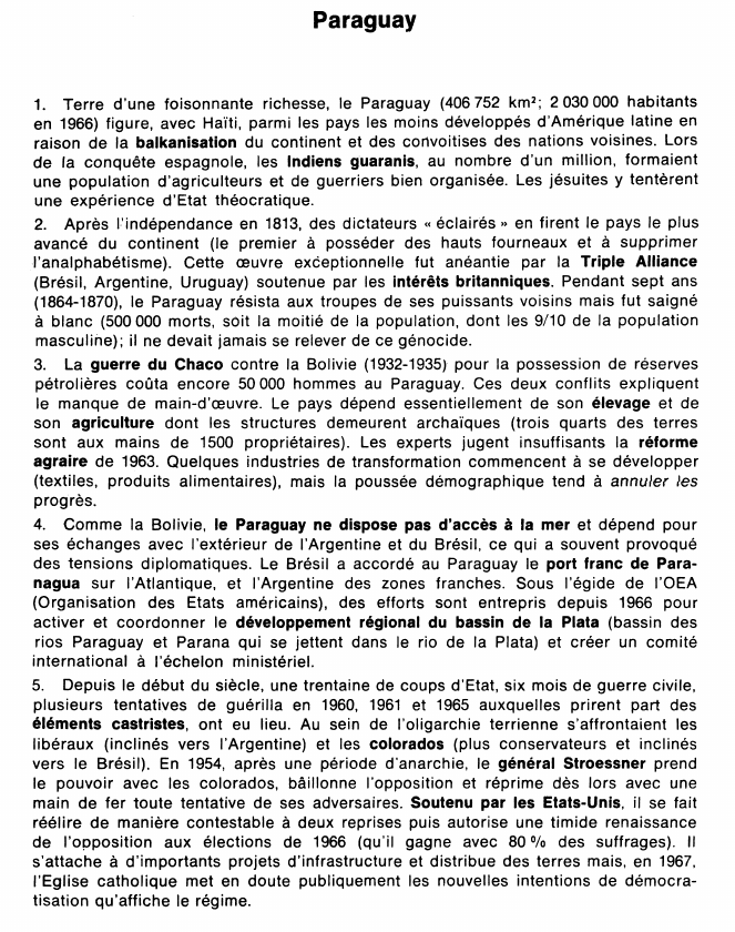 Prévisualisation du document Paraguay
