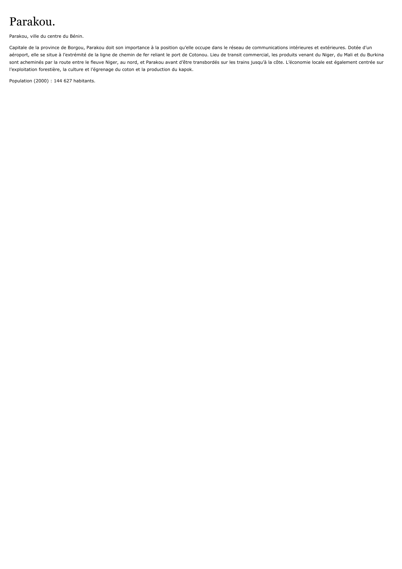 Prévisualisation du document Parakou.