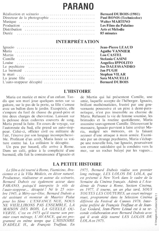 Prévisualisation du document PARANO