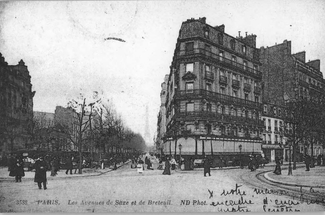 Prévisualisation du document Paris, avenue de Breteuil
D ans le Vil' arrondissement, l'avenue de
Breteuil s'étend depuis le d ôme des Invalides
j usqu'au boulevard Garibaldi.