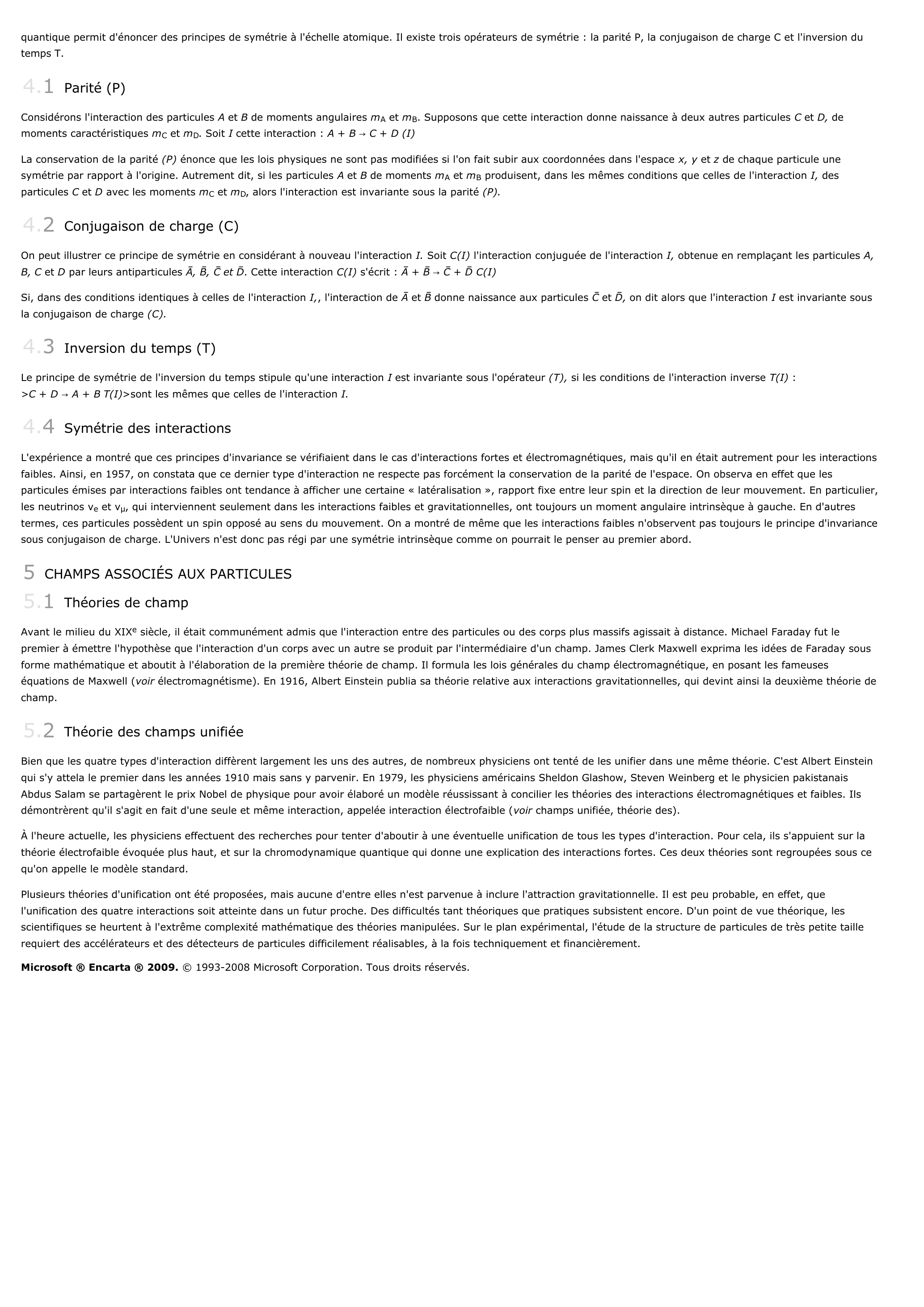 Prévisualisation du document particules élémentaires - astronomie.