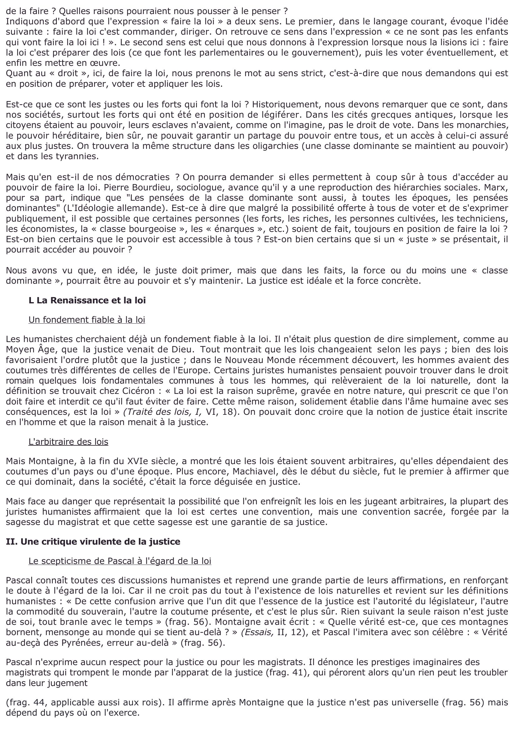 Prévisualisation du document Pascal et la justice