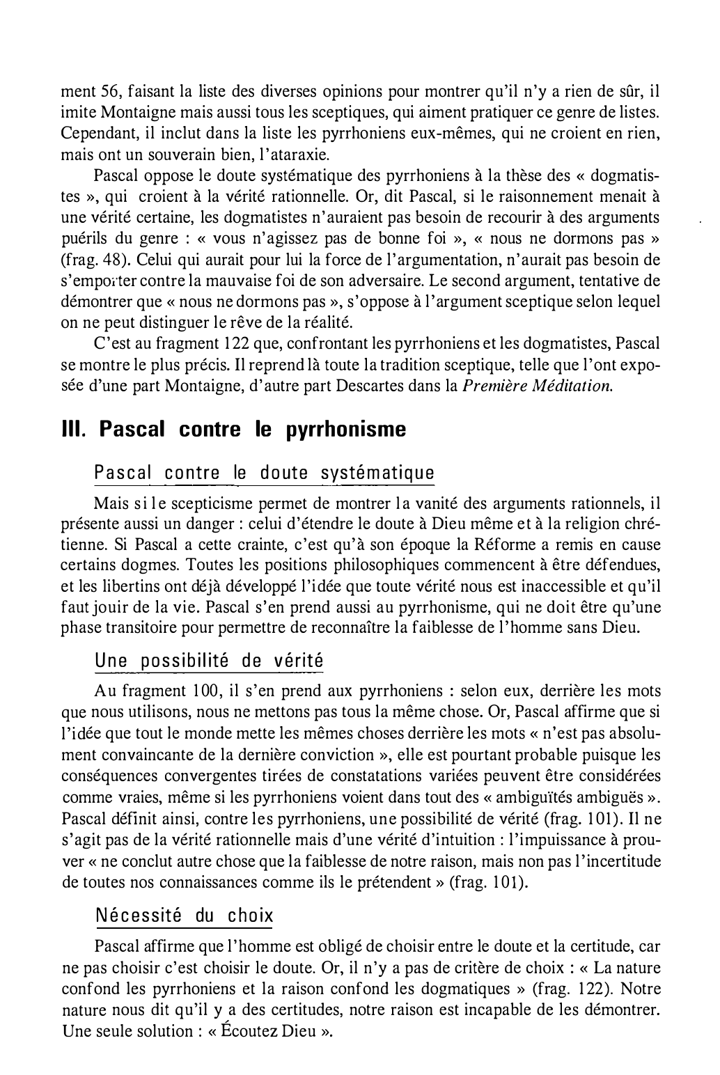Prévisualisation du document Pascal  et le scepticisme