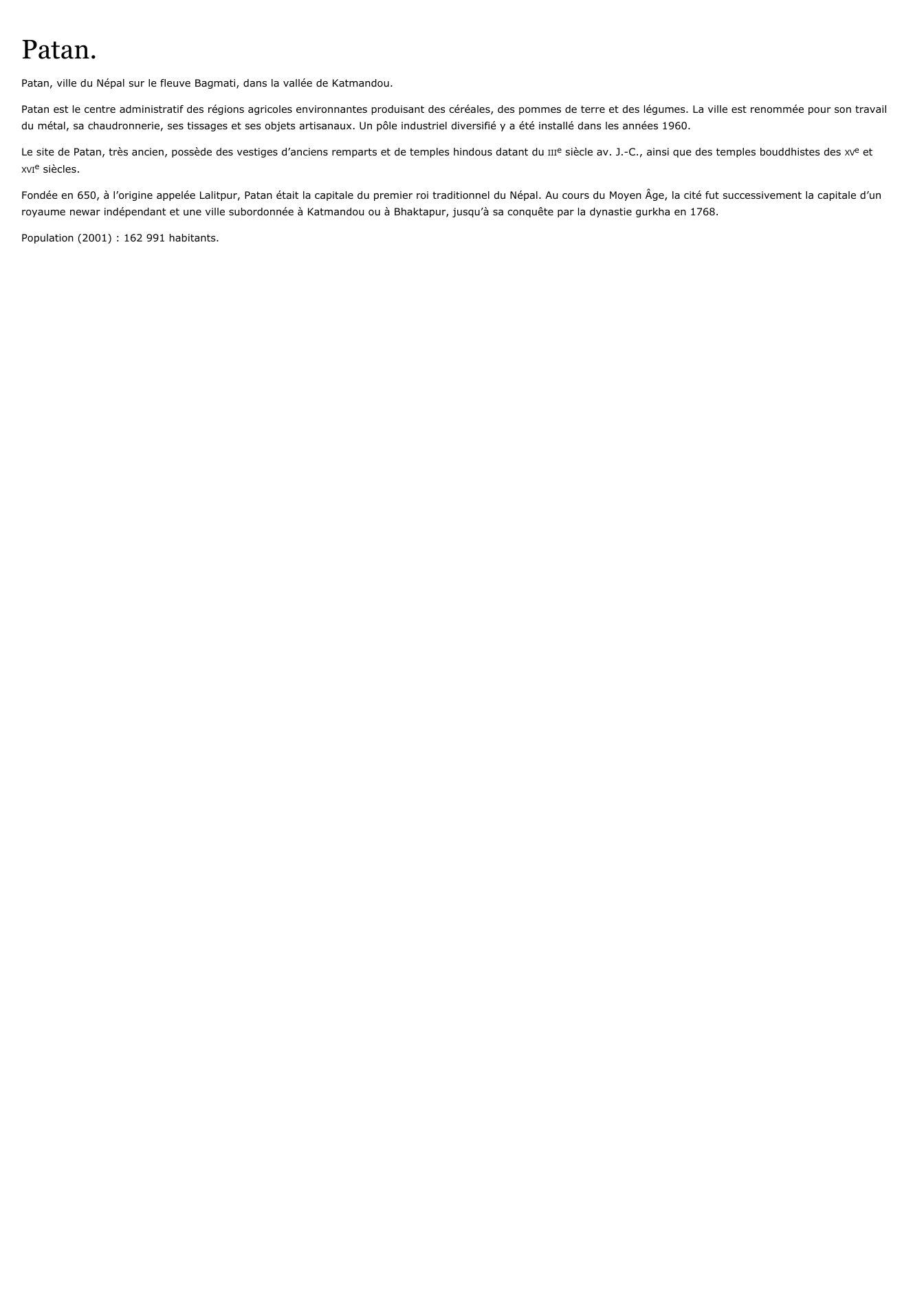 Prévisualisation du document Patan.