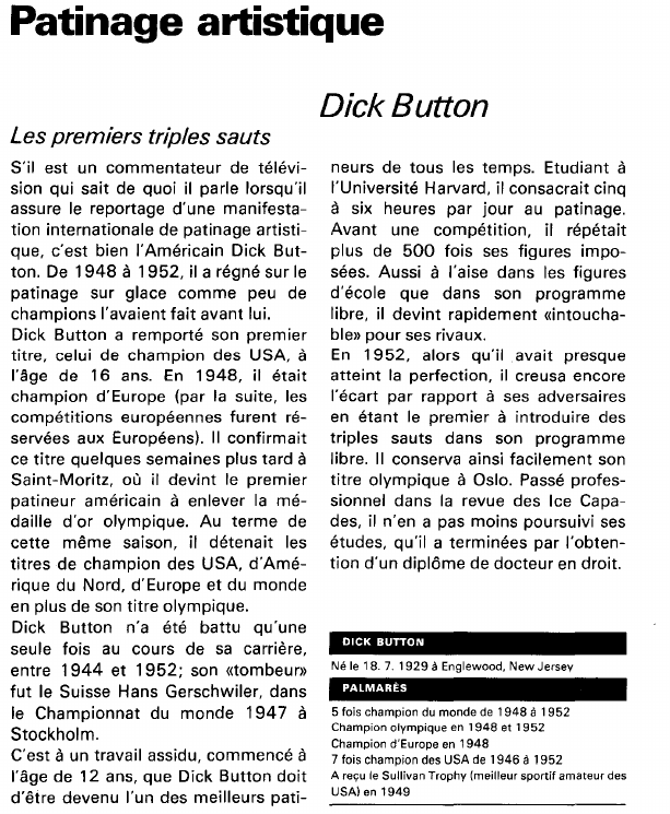 Prévisualisation du document Patinage artistique:Dick Button (sport).