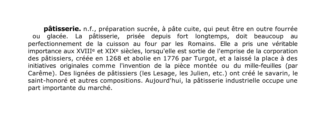 Prévisualisation du document pâtisserie.