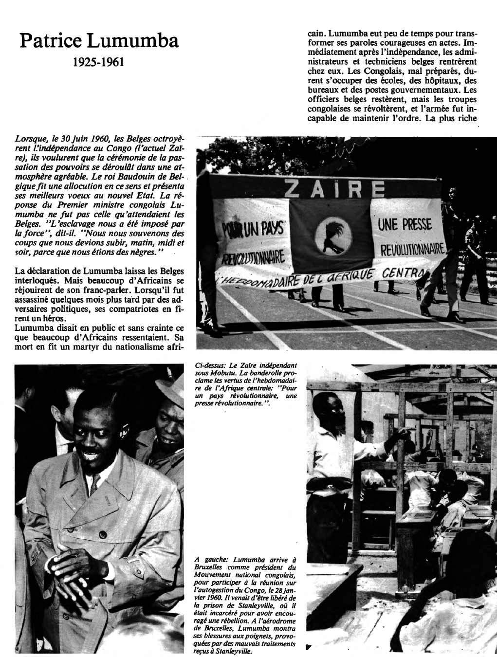 Prévisualisation du document Patrice Lumumba