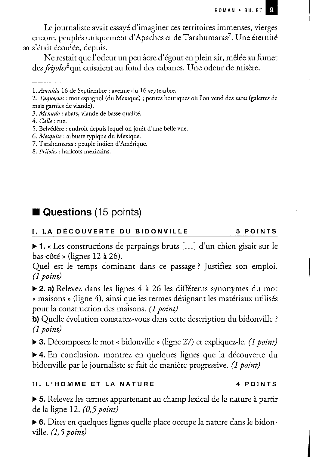 Prévisualisation du document Patrick Bard  La Frontière - Sujet non corrigé