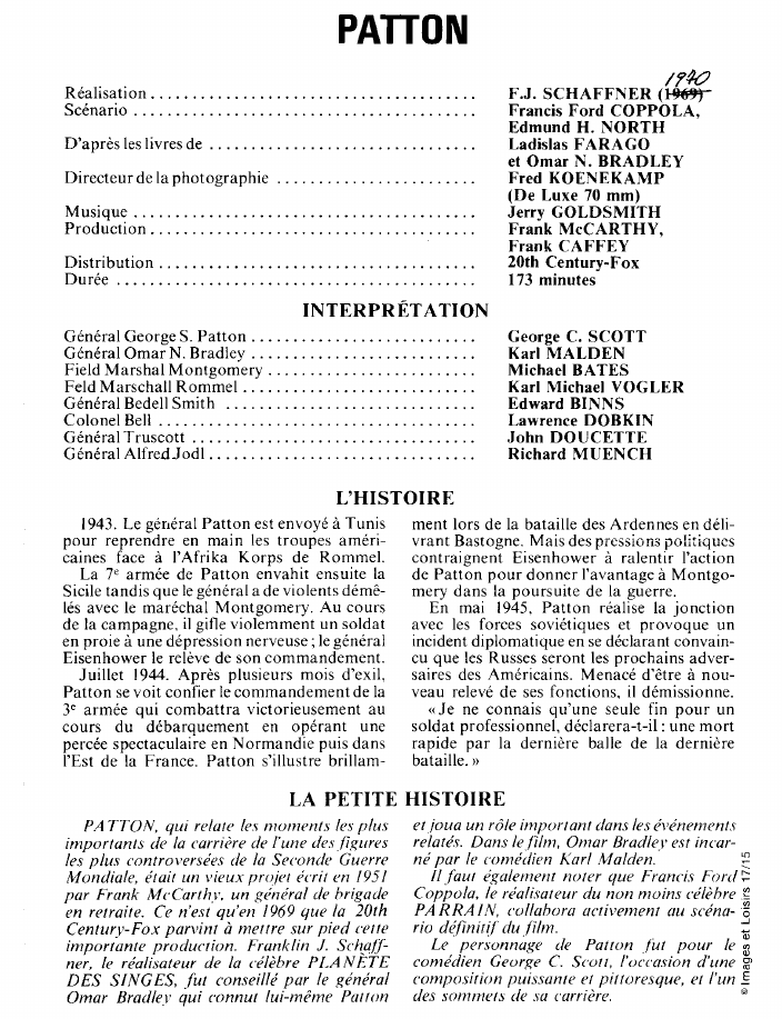 Prévisualisation du document PATTON