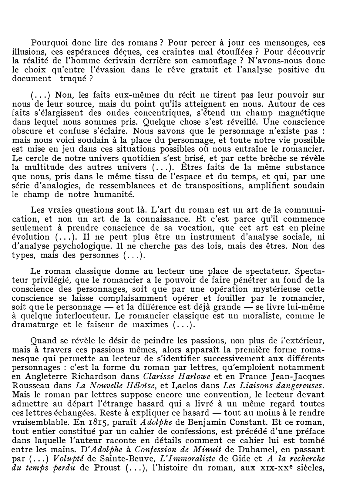 Prévisualisation du document Paul-André LESORT  Le lecteur de roman
