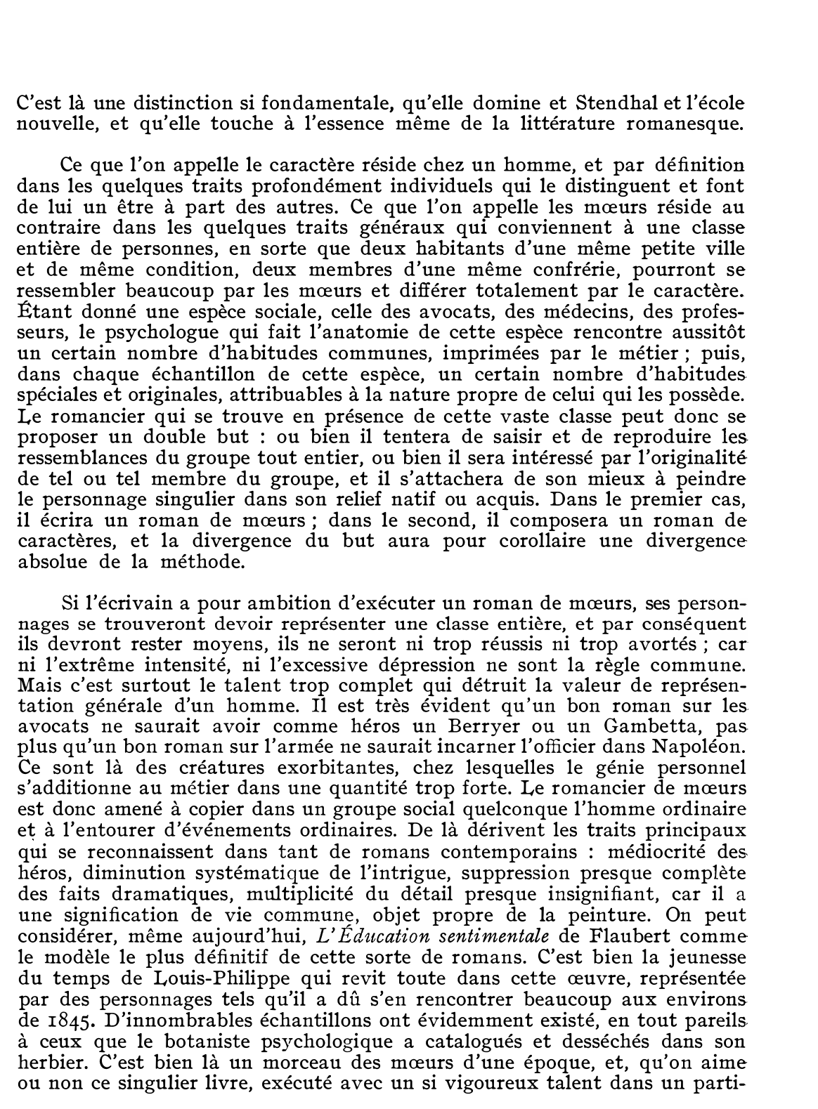 Prévisualisation du document Paul BOURGET (1852-1935)  Deux lignées romanesques  au XIXe siècle :  le roman de caractères et le roman de mœurs