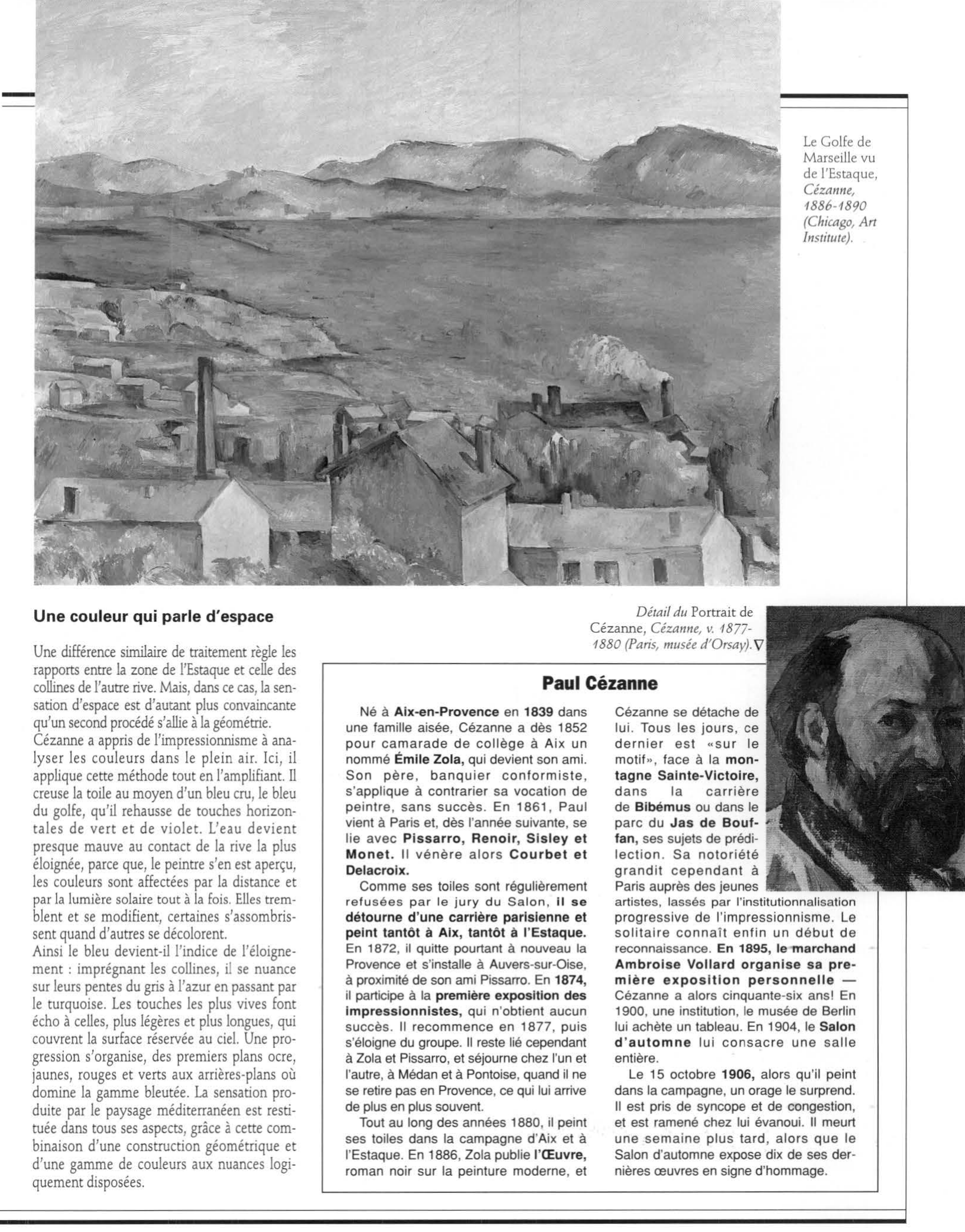 Prévisualisation du document Paul Cézanne : LE GOLFE DE MARSEILLE