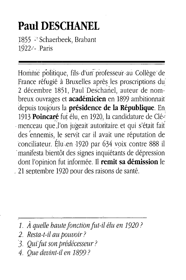 Prévisualisation du document Paul Deschanel