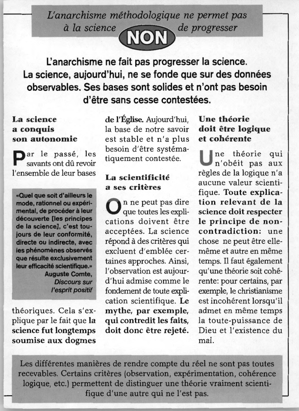 Prévisualisation du document PAUL FEYERABEND : CONTRE LA METHODE (Résumé & Analyse)