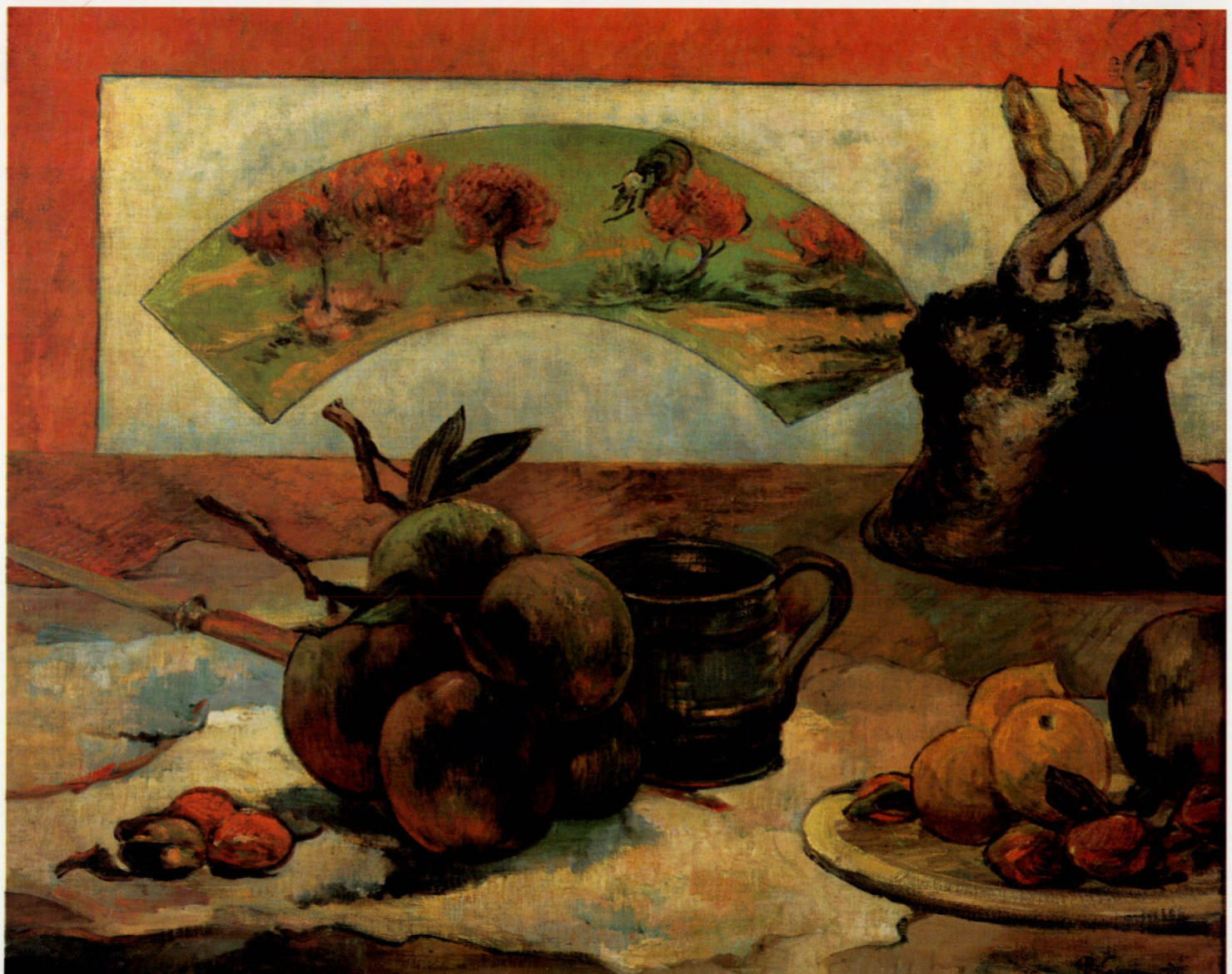 Prévisualisation du document Paul GAUGUIN:
NATURE MORTE A L'ÉVENTAIL.