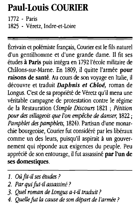 Prévisualisation du document Paul-Louis COURIER