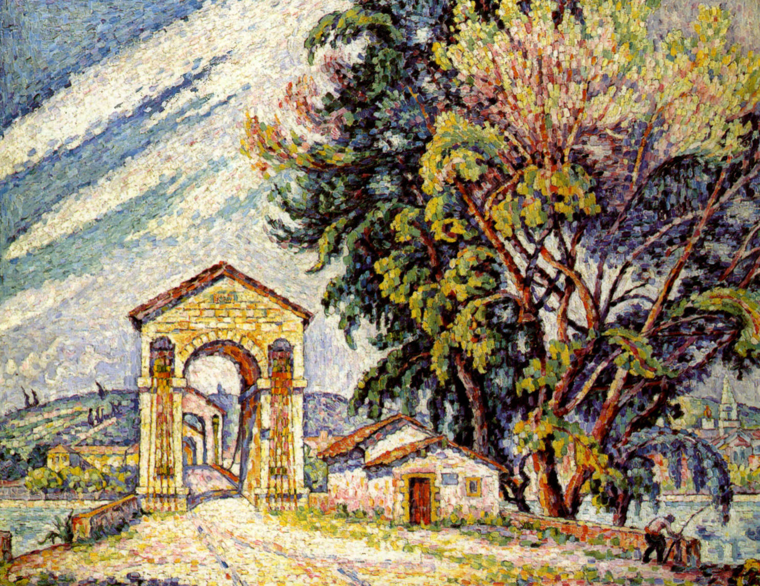 Prévisualisation du document Paul SIGNAC:
LE PONT A BOURG-SAINT-ANDÉOL.