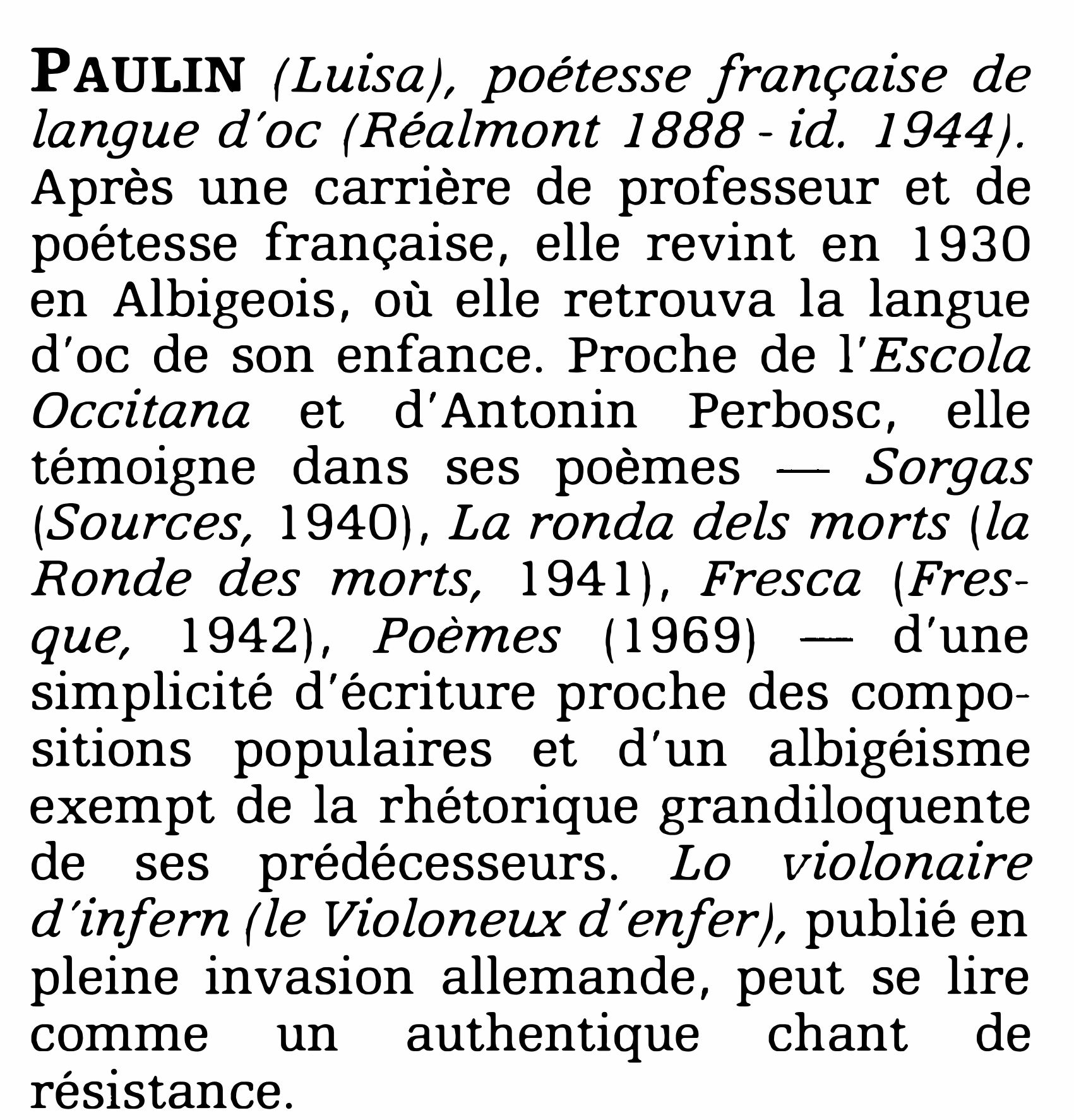 Prévisualisation du document PAULIN (Luisa)