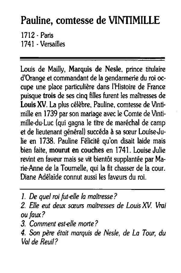 Prévisualisation du document Pauline, comtesse de VINTIMILLE
