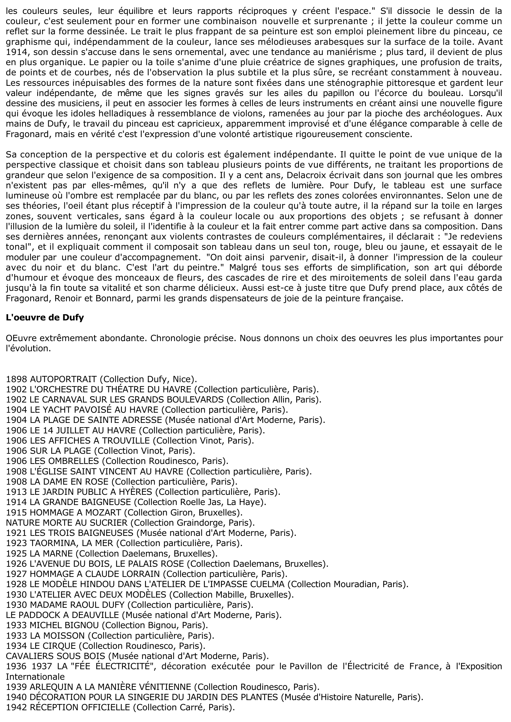 Prévisualisation du document PAYSAGE DE MARSEILLE DE RAOUL DUFY