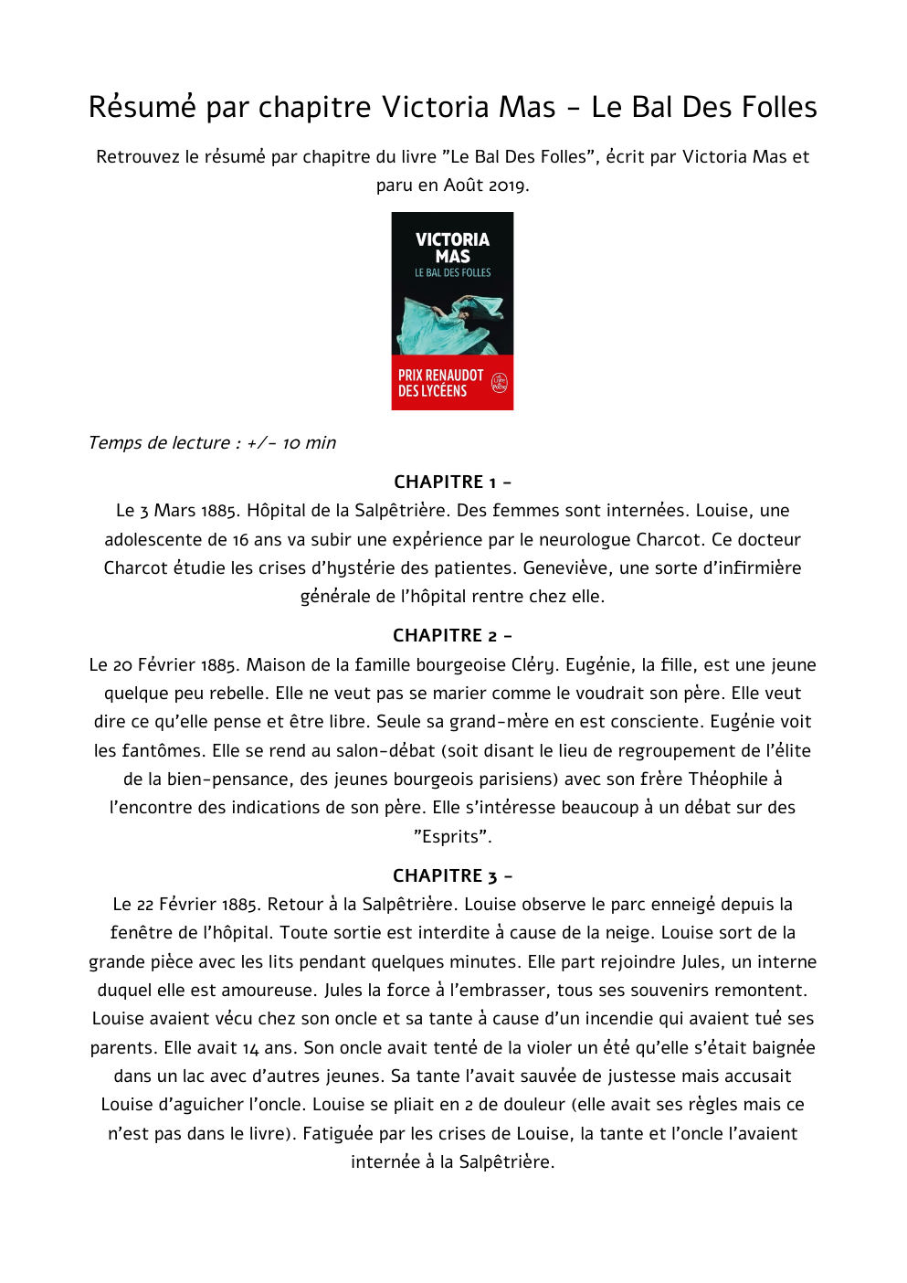 Prévisualisation du document pdf-resume-par-chapitre-le-bal-des-folles