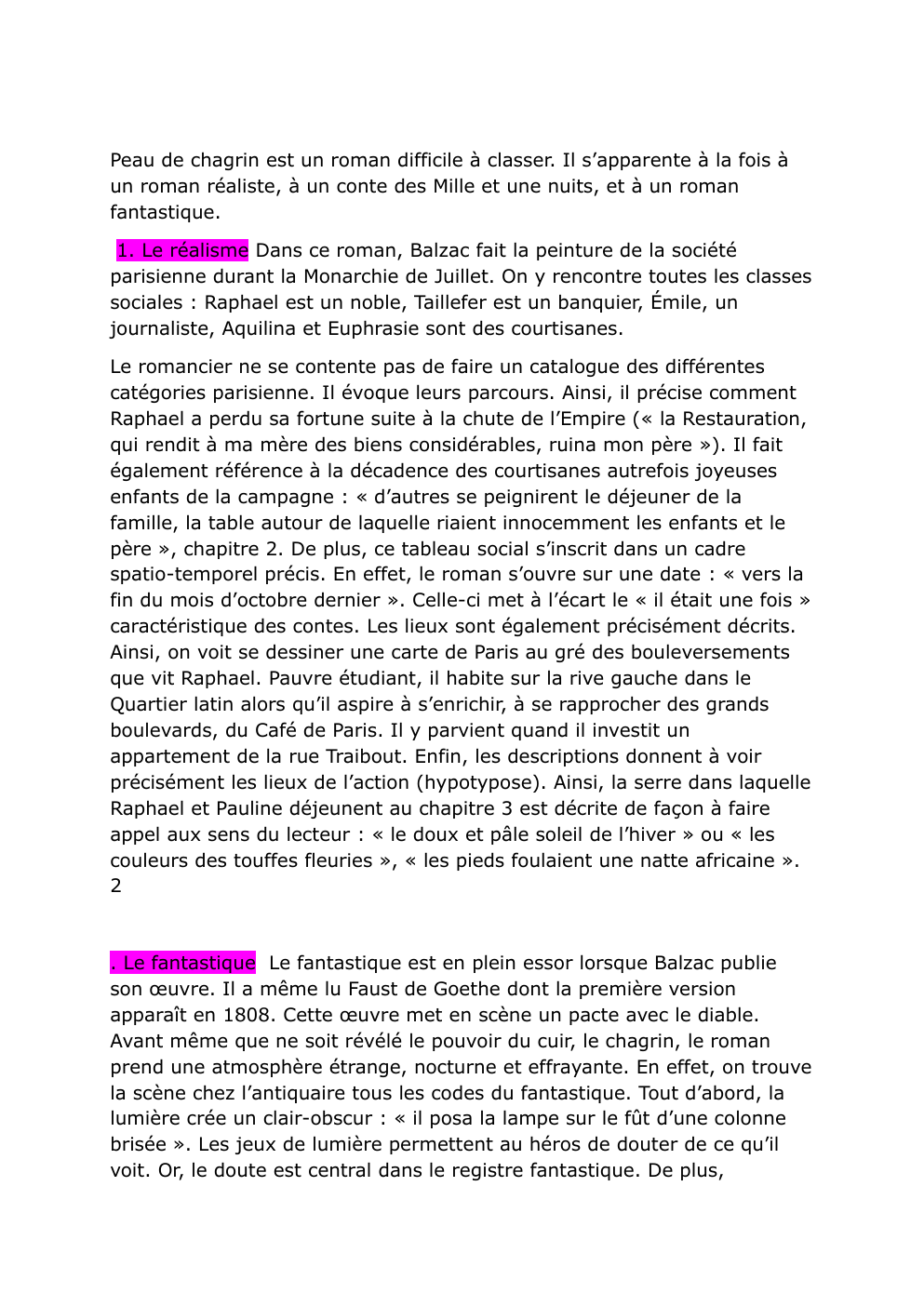Prévisualisation du document Peau de chagrin  roman de Balzac