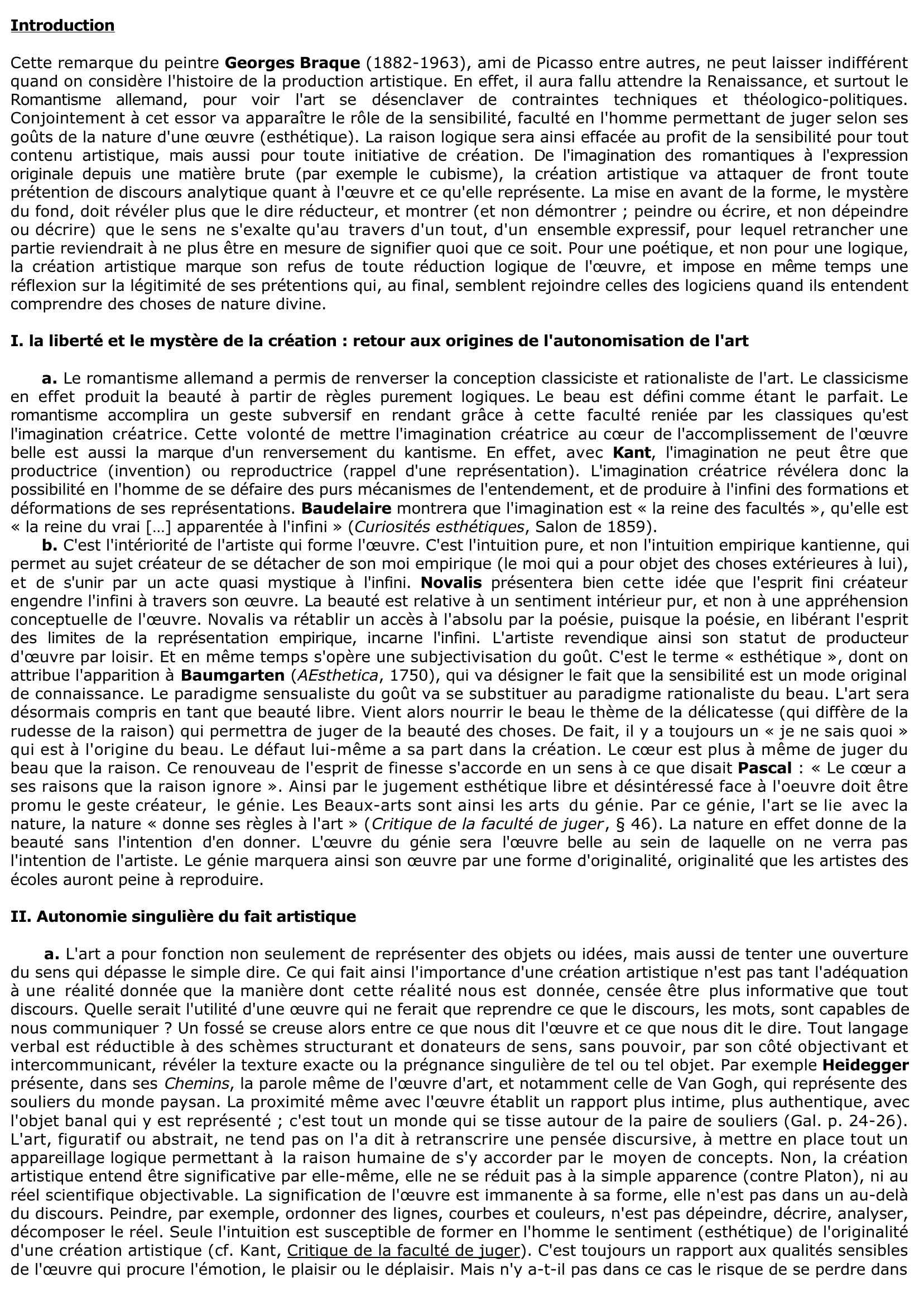 Prévisualisation du document Peindre n'est pas dépeindre, écrire n'est pas décrire. Qu'en pensez-vous 

?