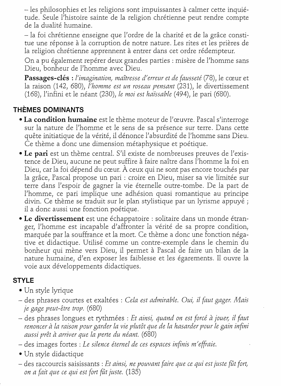 Prévisualisation du document Pensées 1670  Blaise Pascal  (résumé de l'oeuvre & analyse détaillée)