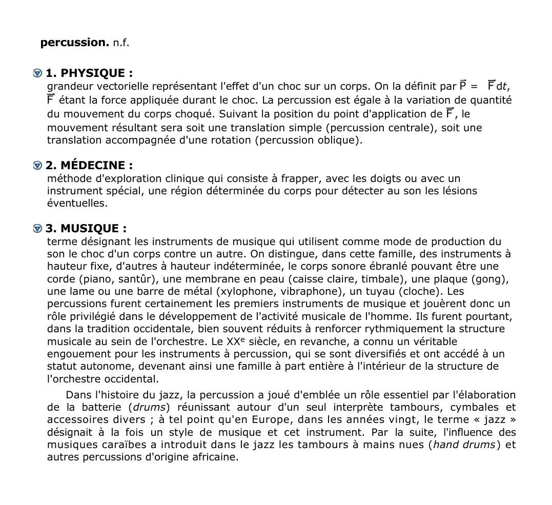 Prévisualisation du document percussion.