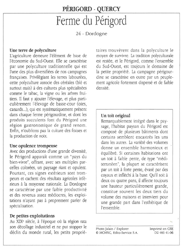 Prévisualisation du document PÉRIGORD -Ferme du Périgord.