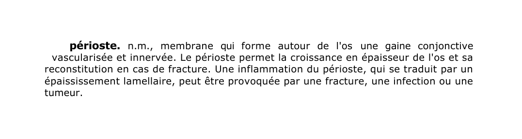 Prévisualisation du document périoste.