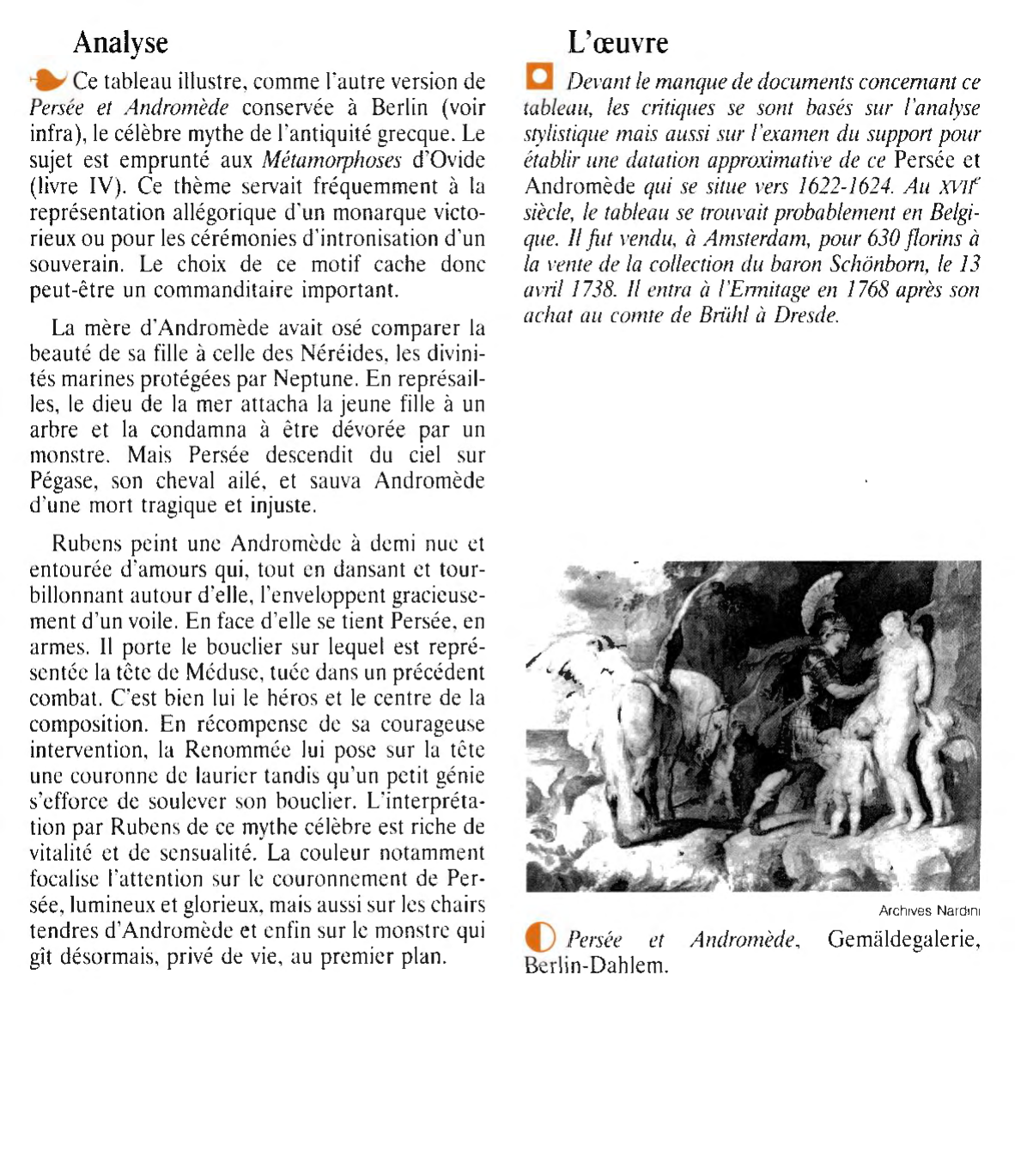 Prévisualisation du document Persée et Andromède de Rubens