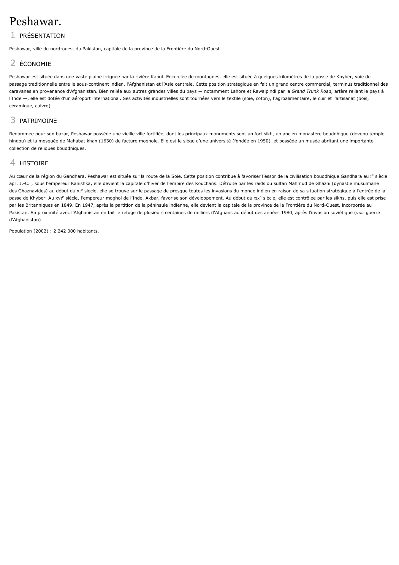 Prévisualisation du document Peshawar.