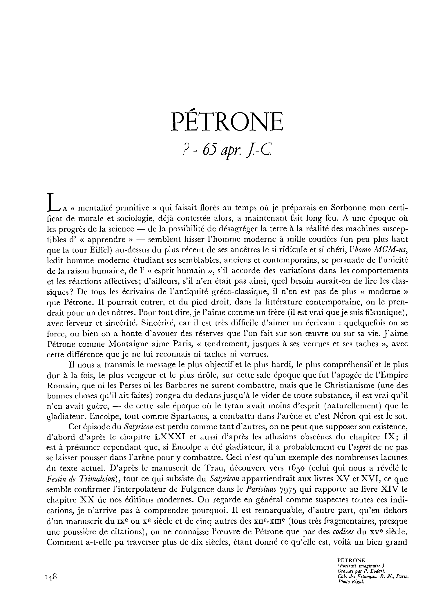 Prévisualisation du document Pétrone